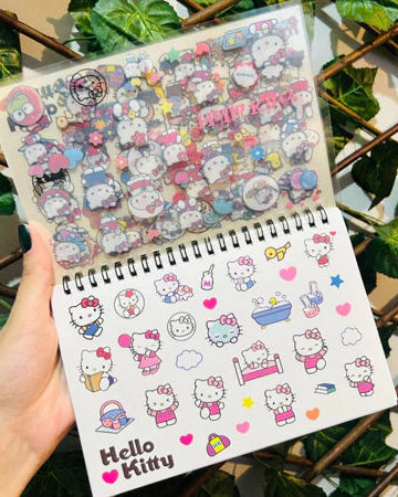 Princesas - Caderno 400 Figurinhas Hello Kitty